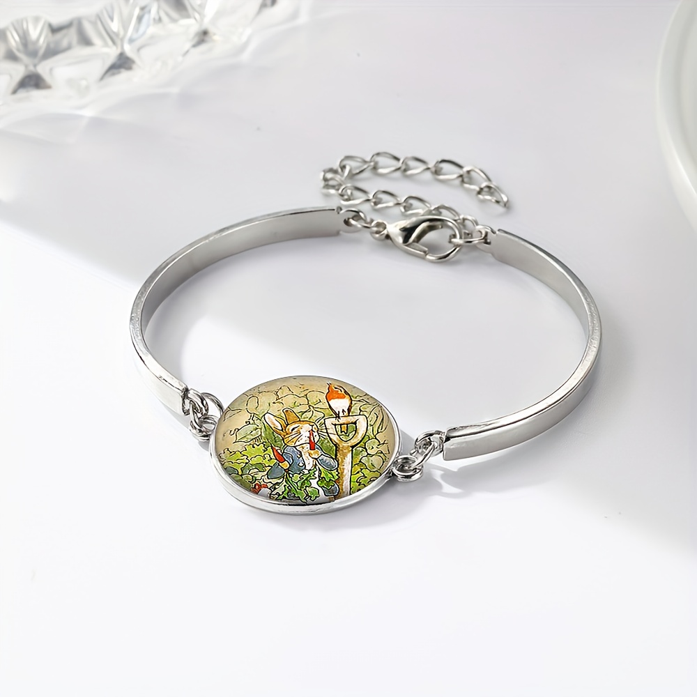 Women's Adjustable Length Bracelet with Cute Animal Illustration